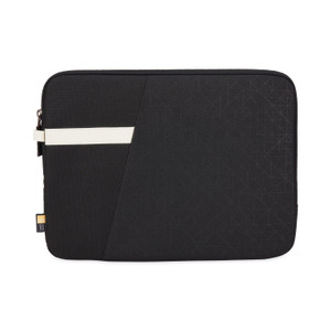Case Logic Ibira Laptop Sleeve, Fits Devices Up to 11.6", Polyester, 12.6 x 1.2 x 9.4, Black View Product Image