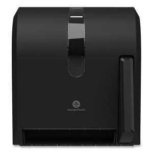 Georgia Pacific Professional Hygienic Push-Paddle Roll Towel Dispenser, 13 x 10 x 14.4, Black View Product Image