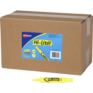 Avery Desk-Style Highlighters Value Pack - Chisel Marker Point - Fluorescent Yellow Ink - Water Based Product Image 