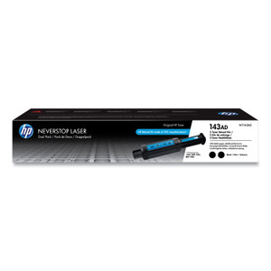 HP 143A, (W1143A-D) 2-Pack Black Original LaserJet Toner Cartridges View Product Image