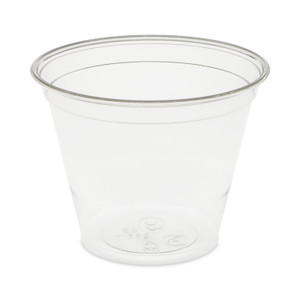 Pactiv Evergreen EarthChoice Recycled Clear Plastic Cold Cups, 9 oz, Clear, 975/Carton (PCTYP9C) View Product Image