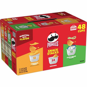 Pringles Crisps Grab 'N Go Variety Pack - Cheddar Cheese, Original, Sour Cream & Onion/ Product Image 
