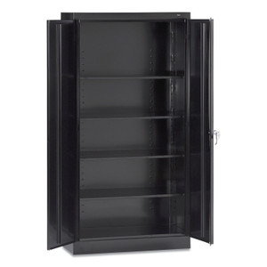 Tennsco 72" High Standard Cabinet (Assembled), 36w x 18d x 72h, Black View Product Image