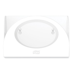 Tork Small Bracket Wiper Dispenser, 8.42 x 4.22 x 5.74, White View Product Image