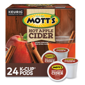 Mott's Hot Apple Cider K-Cup Pods, 1 oz K-Cup Pod, 24/Box (GMT8604) View Product Image