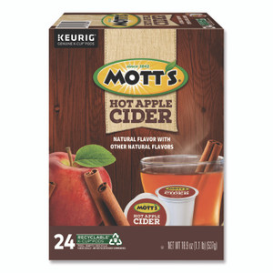 Mott's Hot Apple Cider K-Cup Pods, 1 oz K-Cup Pod, 24/Box View Product Image