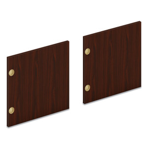 HON Mod Laminate Doors for 48"W Mod Desk Hutch, 15.87 x 14.83, Traditional Mahogany, 3/Carton View Product Image