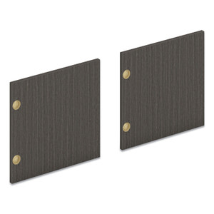 HON Mod Laminate Doors for 48"W Mod Desk Hutch, 15.87 x 14.83, Slate Teak, 3/Carton View Product Image