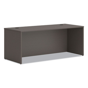 HON Mod Desk Shell, 72" x 30" x 29", Slate Teak (HONLDS7230LS1) View Product Image