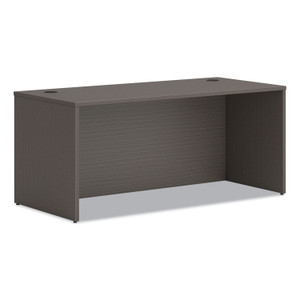 HON Mod Desk Shell, 66" x 30" x 29", Slate Teak View Product Image