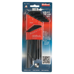 13Pc. Inch L-Wrench Hexkey Set Long Arm (269-10213) View Product Image