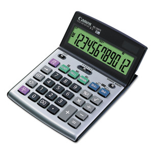 Canon BS-1200TS Desktop Calculator, 12-Digit LCD (CNM8507A010) View Product Image