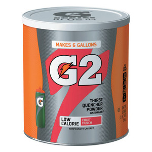 Gatorade Powder G2 Fruitpunch 6 Gallon Canister (308-13442) View Product Image