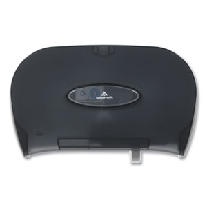 Georgia Pacific Professional Two-Roll Bathroom Tissue Dispenser, 13.56 x 5.75 x 8.63, Smoke View Product Image