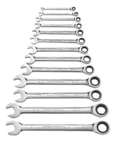 13Pc Sae Master Ratchetig Wrench Set (329-9312) View Product Image