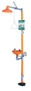 Eye Wash & Shower Safetystation W12" Orange (333-G1902P) View Product Image