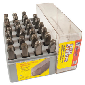 1/4" Heavy Duty Steelletter Set (337-21051) View Product Image