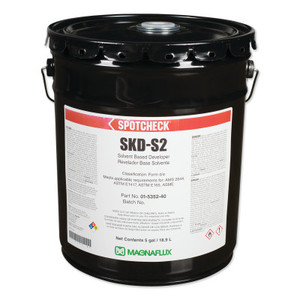 Magnaflux Spotcheck Skd-S2, Solvent Based Developer, Pail, 5 Gal (387-01-5352-40) View Product Image