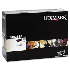 Lexmark 64035SA Toner, 6,000 Page-Yield, Black (LEX64035SA) View Product Image