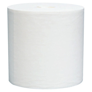 12"X13.4" White Wypall Jumbo Rag On A Roll 700/ (412-05007) View Product Image