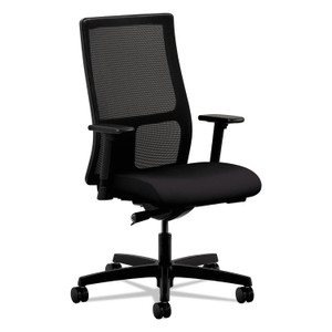 HON Ignition Series Mesh Mid-Back Work Chair, Supports Up to 300 lb, 17.5" to 22" Seat Height, Black (HONIW103CU10) View Product Image
