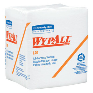 12.5"X14.4" White Q-Foldwypall Wiper 56/Pk (412-05701) View Product Image