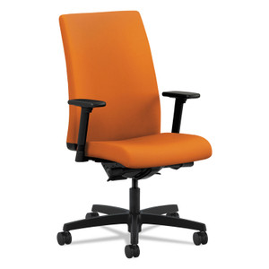 HON Ignition Series Mid-Back Work Chair, Supports Up to 300 lb, 17" to 22" Seat Height, Apricot Seat/Back, Black Base (HONIW104CU47) View Product Image