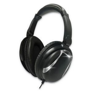 Maxell Bass 13 Headphone with Mic, 4 ft Cord, Black (MAX199840) View Product Image