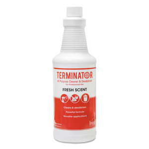 Fresh Products Terminator All-Purpose Cleaner/Deodorizer with (2) Trigger Sprayers, 32 oz Bottles, 12/Carton View Product Image