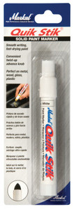 White Quik Stik Paint Marker Carded 0-140Deg. M (434-61067) View Product Image