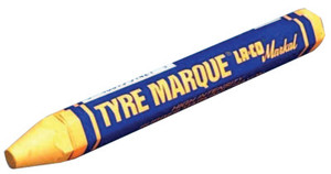 White Tyre Marque Crayon1/2"X4-5/8" (434-51420) View Product Image