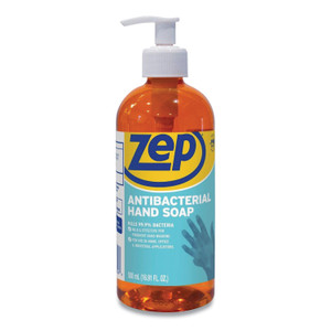 Zep Antibacterial Hand Soap, Floral, 16.9 oz Bottle, 12/Carton (ZPPR46101) View Product Image