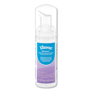 Kleenex Ultra Moisturizing Foam Hand Sanitizer, 1.5 oz Pump Bottle, Unscented (KCC34604EA) View Product Image