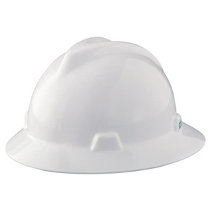 White V-Gard Slotted Hat (454-454733) View Product Image