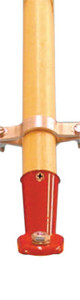 Magnolia Brush Iron Connector Handles, Hardwood, Metal, 60 In X 1 1/8 In Dia. (455-D-60) View Product Image