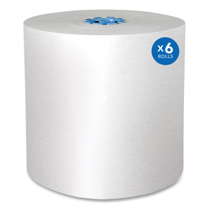 Scott Pro Hard Roll Paper Towels with Absorbency Pockets, for Scott Pro Dispenser, Blue Core Only, 1-Ply, 7.5" x 900 ft, 6 Rolls/CT View Product Image