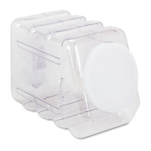 Pacon Interlocking Storage Container with Lid, Clear Plastic View Product Image