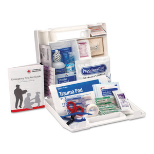 25 Person First Aid Kit Plastic Case W/Dividers (579-223-U/Fao) View Product Image