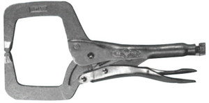 Stanley Products The Original Locking C-Clamp W/Reg Tips 11 In L  4 In Max  2-5/8 In Throat D (586-11R) View Product Image