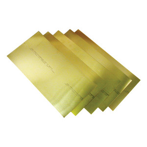 17S20 .020 Brass Shim Stock 6"X100" (605-17495) View Product Image