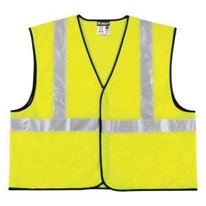 Mcr Safety Class Ii Economy Safety Vests  2X-Large  Lime (611-Vcl2Slx2) View Product Image