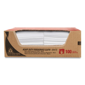 WypAll Heavy-Duty Foodservice Cloths, 12.5 x 23.5, White, 100/Carton (KCC51631) View Product Image