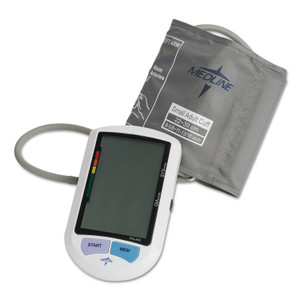 Medline Automatic Digital Upper Arm Blood Pressure Monitor, Small Adult Size (MIIMDS3001) View Product Image