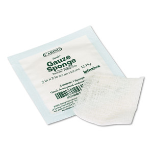 Medline Caring Woven Gauze Sponges, Sterile, 12-Ply, 2 x 2, 2,400/Carton (MIIPRM21419) View Product Image