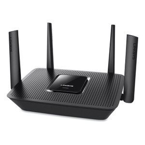 LINKSYS EA8300 WiFi Router, AC2200,MU-MIMO, 5 Ports, Tri-Band 2.4 GHz/5 GHz (LNKEA8300) View Product Image