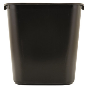 Wastebasket Med Rect 28Qt/27L Bla (640-Fg295600Bla) View Product Image