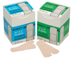 Honeywell Adhesive Bandages, 1 In X 3 In Strips, Plastic (714-010150) View Product Image