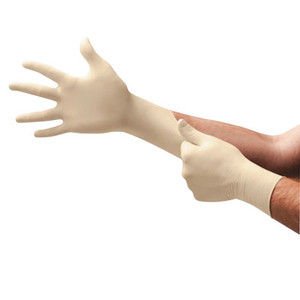 Ansell ComfortGrip CFG-900 Latex Exam Gloves, Large, Natural Rubber Latex View Product Image