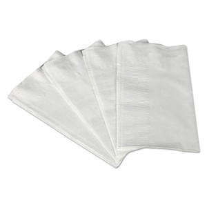 Scott 1/8-Fold Dinner Napkins, 2-Ply, 17 x 14 63/100, White, 300/Pack, 10 Packs/Carton (KCC98200) View Product Image