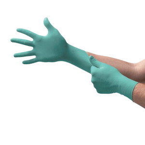 Ansell Neopro Disposable Gloves  Neoprene  Finger -17 Mm, Palm -13 Mm  X-Large  Green (748-Npg-888-Xl) View Product Image